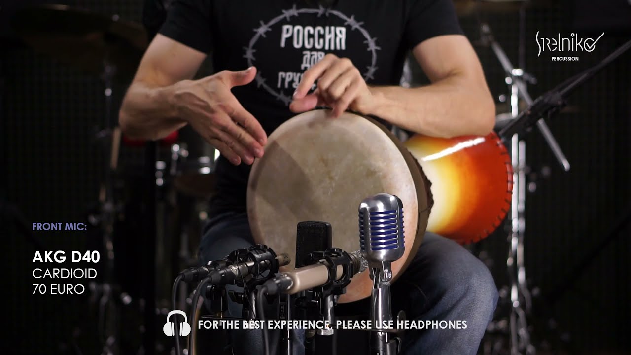 Percussion recording & microphones comparison - Solo darbuka - Groove