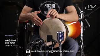 Percussion Recording & Microphones Comparison - Solo Darbuka - Groove
