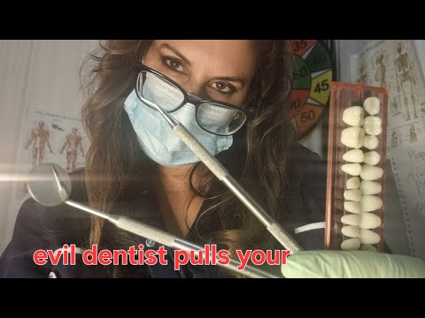 Alex keeper  Evil 😈 strict  dental nurse pulls your teeth 😬 live ASMR 