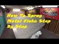 How To Spray Metal Flake Step By Step