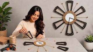 No One Will Believe This Wall Clock Is Made from Recycled Cardboard! 😍