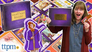 Willy Wonka's The Golden Ticket Game from Buffalo Games Instructions + Review!