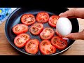 Just add eggs to 3 tomatoes! Quick breakfast in 5 minutes. Budget recipes