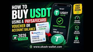 How to Buy USDT Using a Paysafecard Voucher or Account Balance (2026 Tutorial)