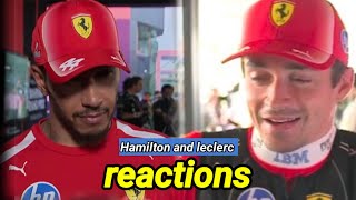 Lewis Hamilton and Charles Leclerc Post-Race Interview Reactions in Austin | US GP 2026
