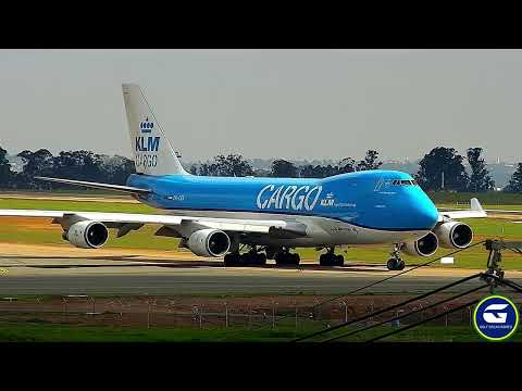 Boeing 747 da KLM em decolagem no Aeroporto de Viracopos