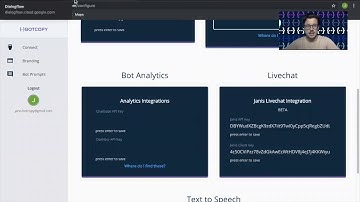 Dialogflow webchat with live chat handoff using Botcopy and Janis