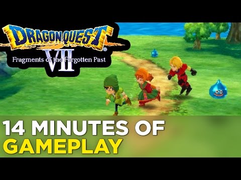 14 Minutes of DRAGON QUEST VII: FRAGMENTS OF THE FORGOTTEN PAST English Gameplay