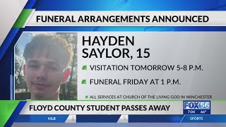 Funeral arrangements announced for GRC student