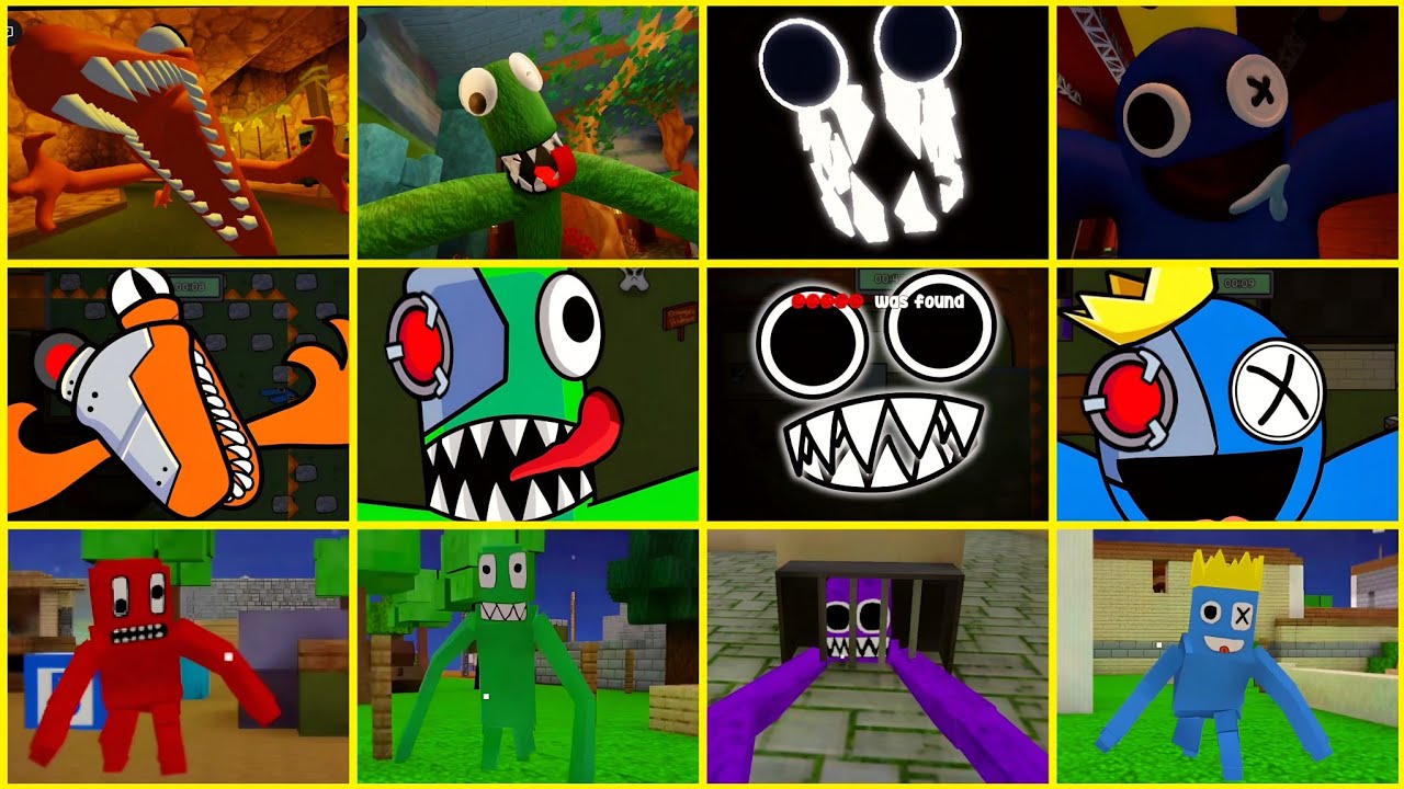 Don't Look Back! Rainbow Friends Vs Craft & Alphabet Jumpscare Challenge