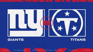 Tennessee Titans vs New York Giants Live Play by Play and Reaction