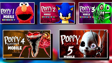 Poppy Playtime: Chapters 1, 2, 3, 4, 5 - All Chase and Endings in BRIGHT Mode With HEALTHBARS Part 8