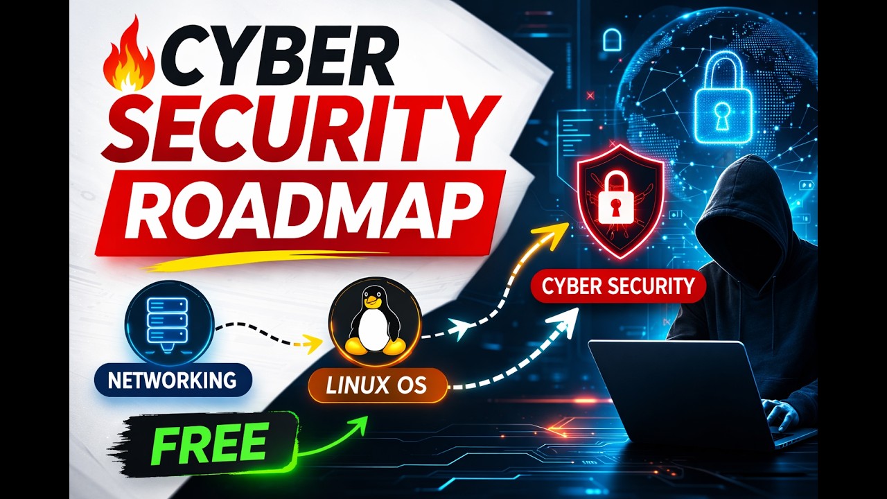 FREE Cyber Security Roadmap 2026 (Tamil) 🔥 | How to get a Job in Cyber Security?