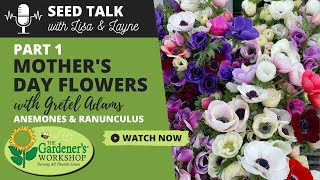 Seed Talk #35 - Mother's Day Flowers, Part 1 - Anemones & Ranunculus with Gretel Adams screenshot 4