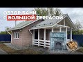 Каркасная баня 6 на 5 м. Обзор готовой бани.