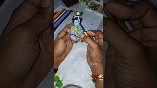 beautiful krishn murti panting colour ❣️🥰 ब्यूटीफुल कृष्ण पेंटिंग मूर्ति कलर#ytshorts @princearts.02