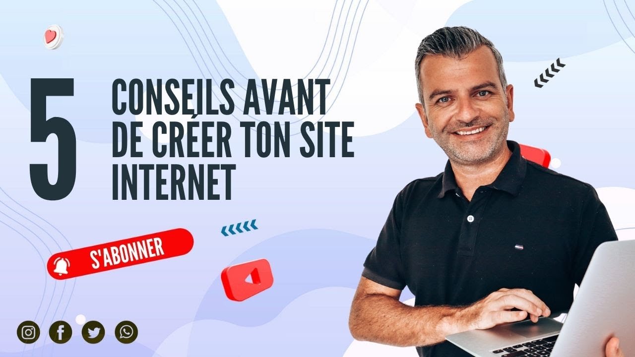5 conseils avant de créer ton site web - YouTube