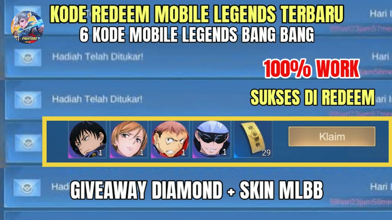 BURUAN! 6 KODE REDEEM ML TERBARU KODE REDEEM MOBILE LEGENDS HARI INI ...