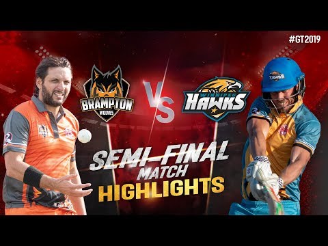 Brampton Wolves vs Winnipeg Hawks | Semi-Final Match  Highlights |  GT20 Canada 2019