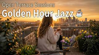 The Playlist You'll Forget to Turn Off ☕ Golden Hour Jazz & Bossa Nova | Spring Sunset Terrace screenshot 3
