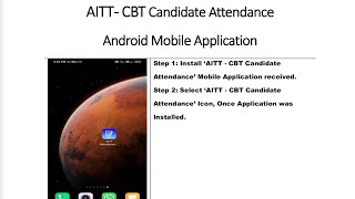 HOW TO USE AITT CBT CANDIDATE ATTENDANCE APP || ITI CBT EXAM 2021 ATTENDANCE APP KAISE USE KARE || screenshot 4