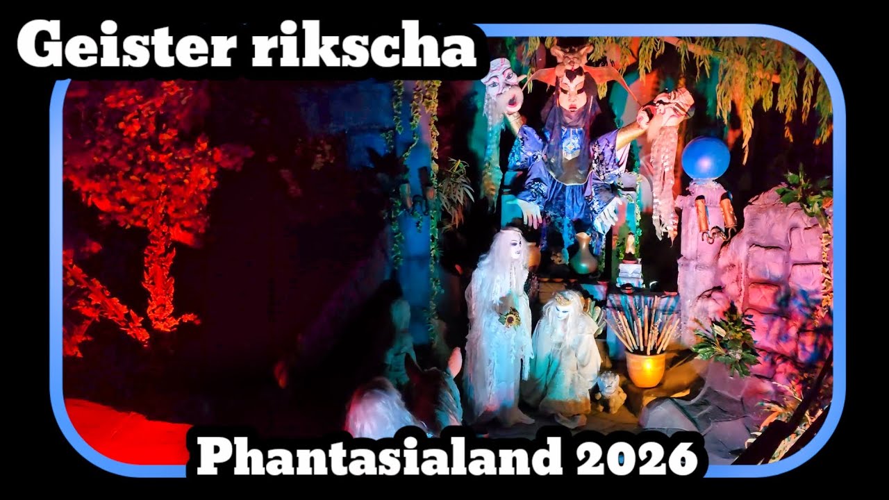 Geister rikscha onride [Phantasialand 2026]