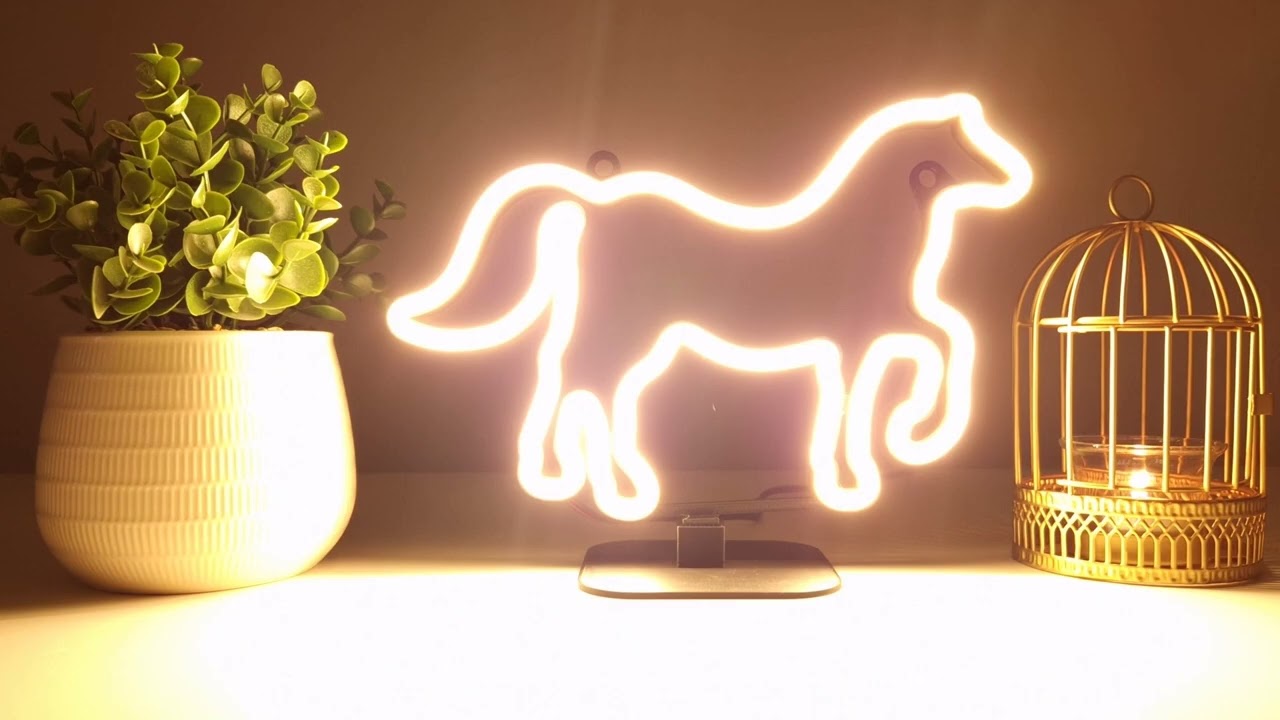 Horse LED Neon Sign Decor