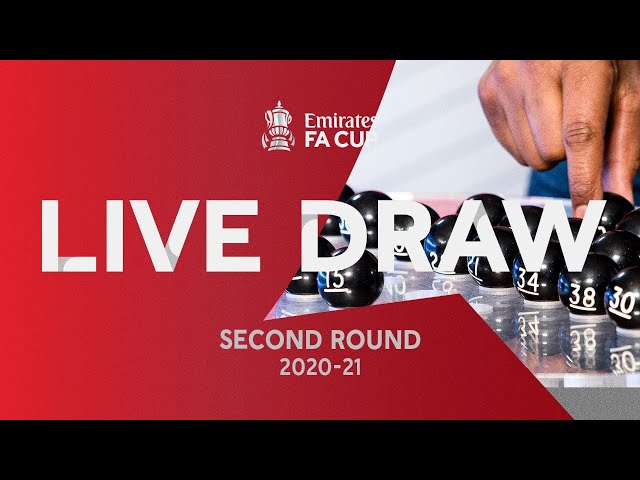 LIVE | Emirates FA Cup Second Round Draw