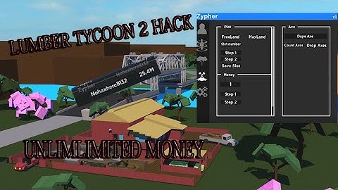 ROBLOX Lumber Jack Tycoon GUI hack script, Unlimited money, Tp, Dupe, Freeland, MaxLand, and More!
