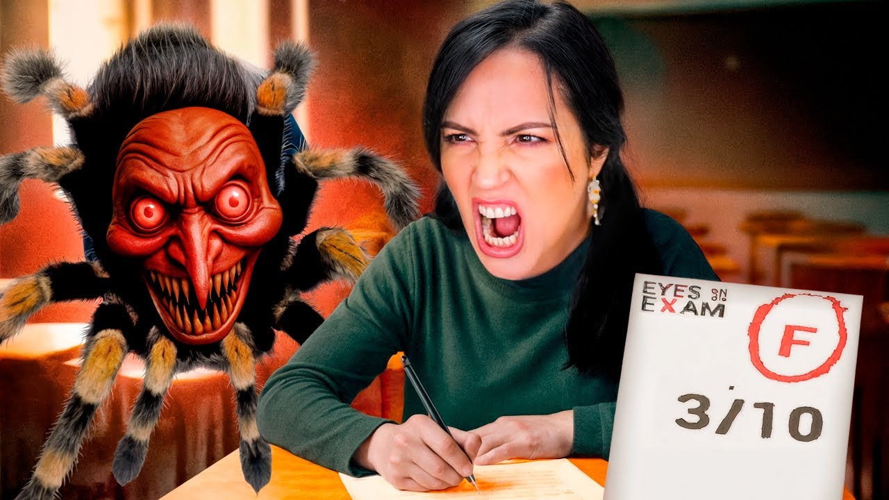 No Copies en el Exámen o tu Maestra se Convierte en Araña 😅 Sandra Cires Play