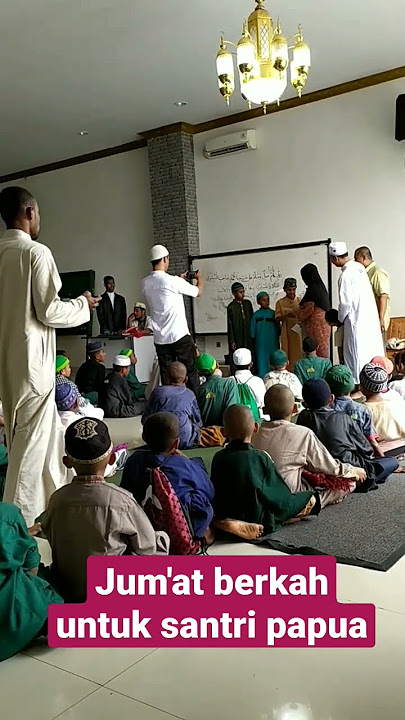 jum'at berkah untuk santri papua,,