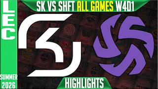SK vs SHFT Highlights ALL GAMES | LEC W4D1 Summer 2026 | SK Gaming vs Shifters SK vs SHFT Highlights ALL GAMES | LEC W4D1 Summer 2026 | SK Gaming vs Shifters