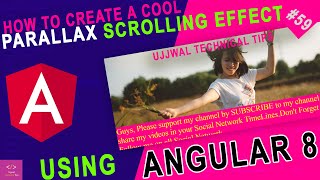 How To Create a Cool Parallax Scrolling Effect For Your Websites | Angular Parallax in HTML,CSS