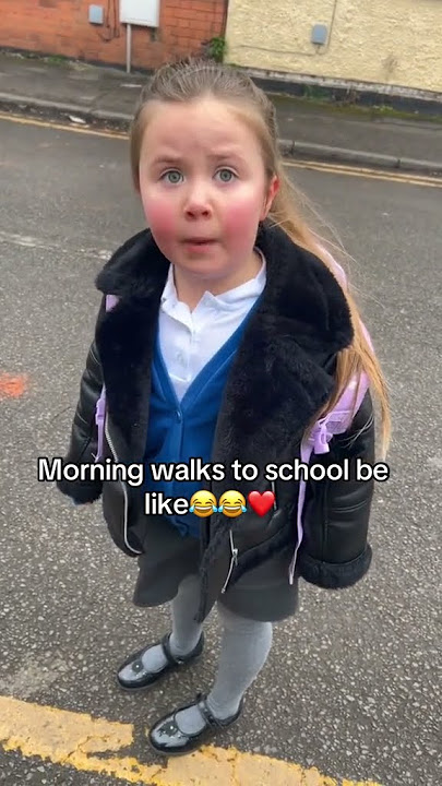 Adorable Girl’s ‘Adult’ Rant About Walking to School Will Make You Laugh!