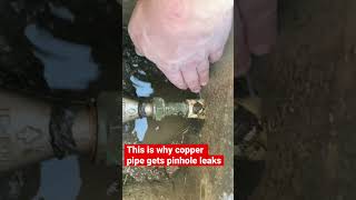 this is why copper gets pinhole leaks 2023