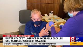 Coach Calhoun Gets Vaccine As Part of Next Group Rollout