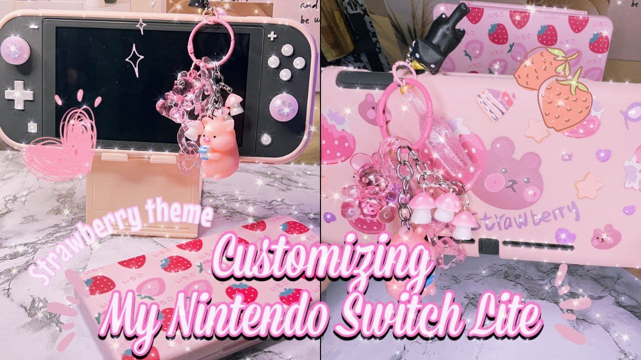 🍓 Unboxing & Accessorizing My Nintendo Switch Lite🍓 - YouTube