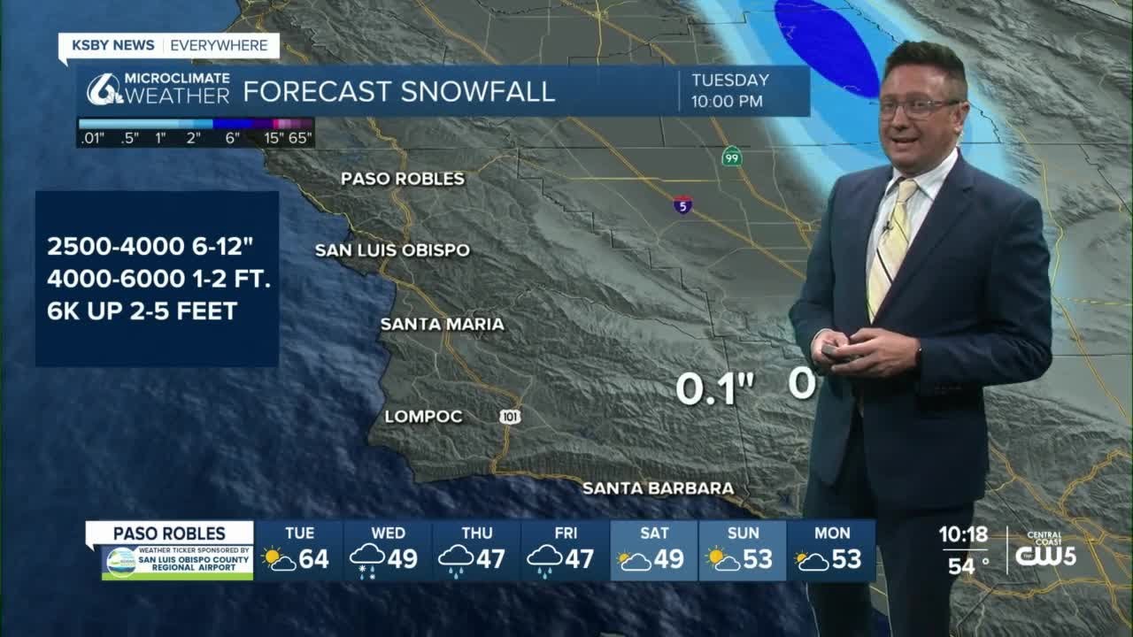 10pm forecast update Monday (new snow forecast) - YouTube