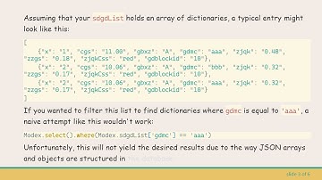 How to Filter a BinaryJSONField in Peewee by Dictionary Values