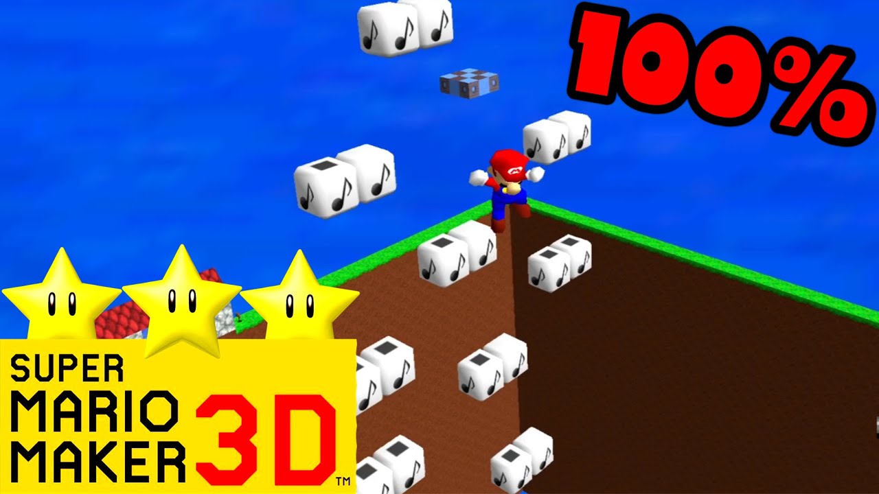 Mario Builder 64 🔨 Sky Jump From Pou by josefran455 🔨 100% Walkthrough