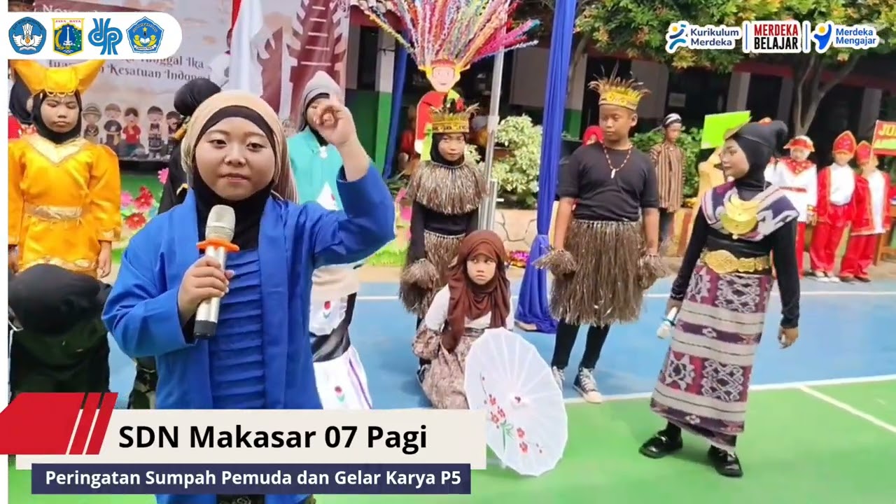 Peringatan Sumpah Pemuda dan Gelar Karya P5 SDN Makasar 07 Pagi