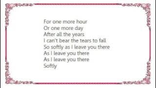 Bobby Darin - Softly As I Leave You Lyrics