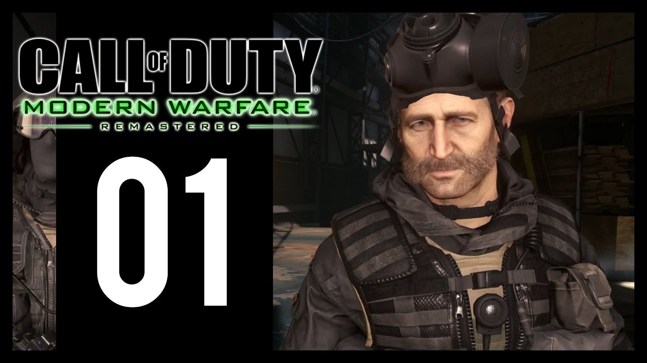 Call of Duty 4: Modern Warfare Remastered - Gameplay Walkthrough Part 1 - F.N.G (PS4)