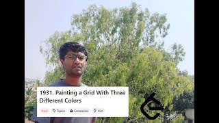 Leetcode Daily Problem 1931  Painting a Grid With Three Different Colors
