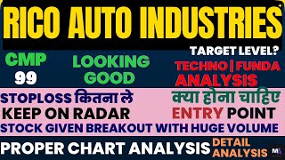 Rico auto industries share | Rico auto share latest news | Rico auto share analysis #stocks #nifty