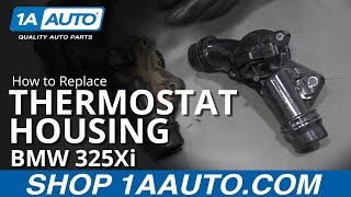 How to Replace Thermostat Housing 01-05 BMW 325Xi