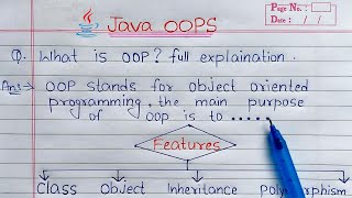 Java Basic OOP Concepts | Features of OOPs in Java | Learn Coding screenshot 3