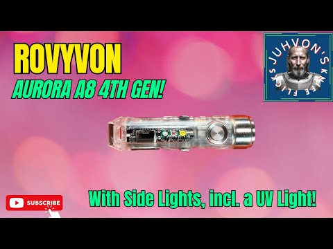 A cool little Flashlight with a surprise? The RovyVon 4th Gen. A8!