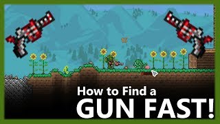 Terraria - How to Find a Gun Fast! The Undertaker