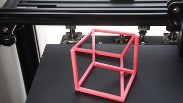 3D Printing - Anamorphic Optical Illusion - 3D Cube